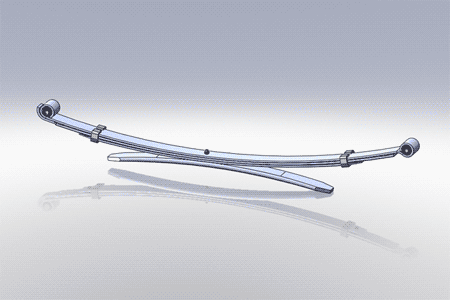 1998-2000 Tacoma Prerunner 2WD/4WD (Reg Cab) Rear Leaf Spring | Right | 90-197